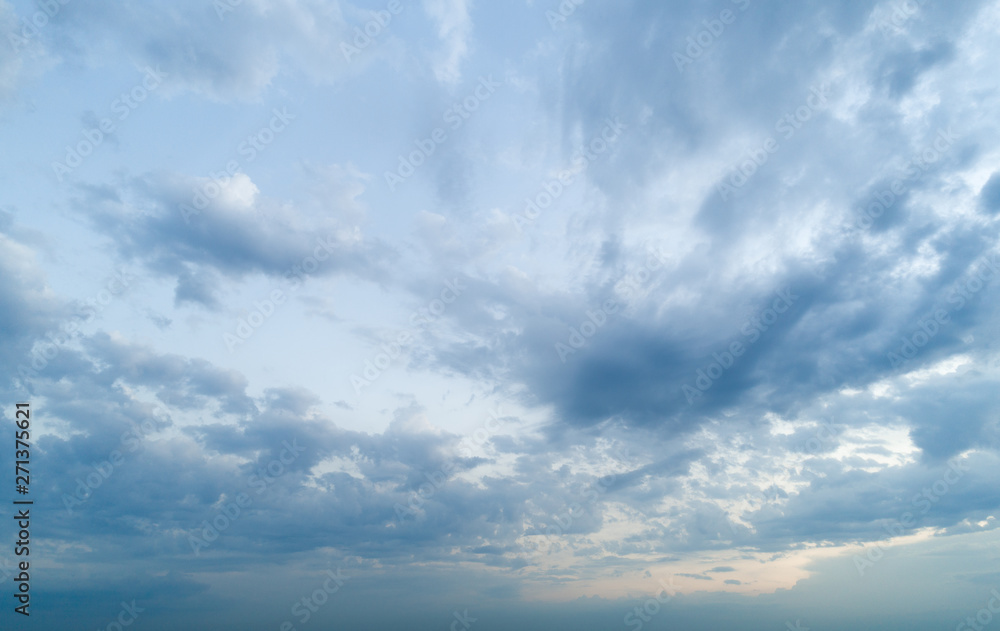 Blue sky with cloud