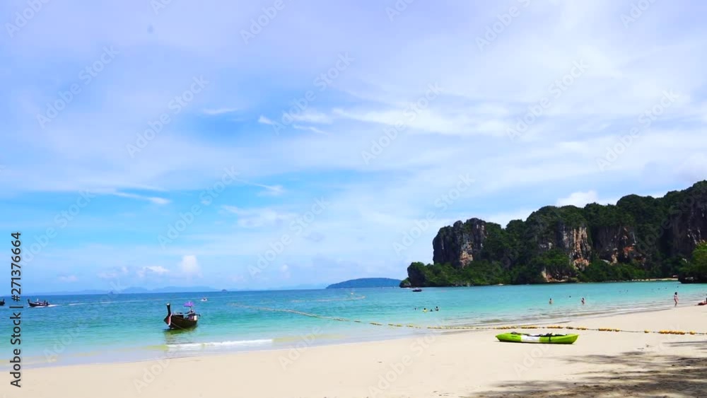 Railay Beach Beautiful beaches and sea Railay Beach Beautiful beaches and sea