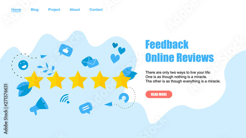 Webpage Template, rating, star, review, stars, vector, customer, 5, concept, quality, feedback, online, illustration, flat, five, icon, satisfaction, evaluation, rate, reviews, service, opinion, best,