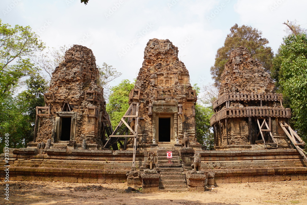 Prasat Bat Chum temple in cambodia Stock Photo | Adobe Stock