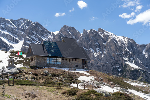 Garelli mountain hut, Italy photo