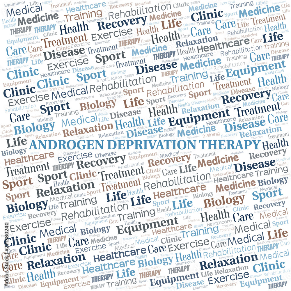 Androgen Deprivation Therapy word cloud. Wordcloud made with text only. Androgen Deprivation Therapy word cloud. Wordcloud made with text only.