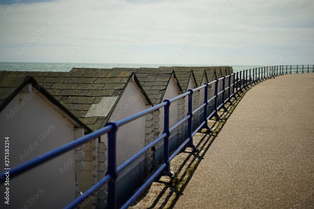 huts by the sea