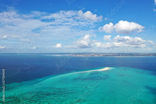 Niesamowity widok z lotu ptaka na Zanzibarze