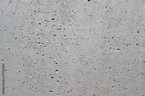 The porous structure of concrete