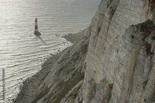 cliff and lighthouse