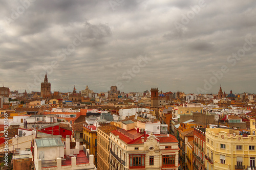 Spain. Valencia. Beautiful view of the sights of the city