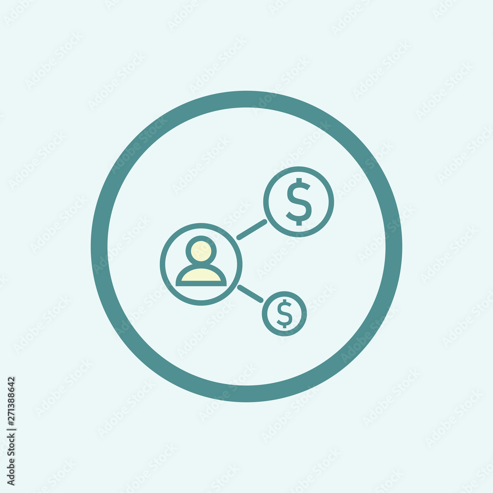 Return on investment. Income growth. Long term investment. New trendy style business graphic design vector illustration. Illustration Return on investment. Income growth. Long term investment. New trendy style business graphic design vector illustration. Illustration