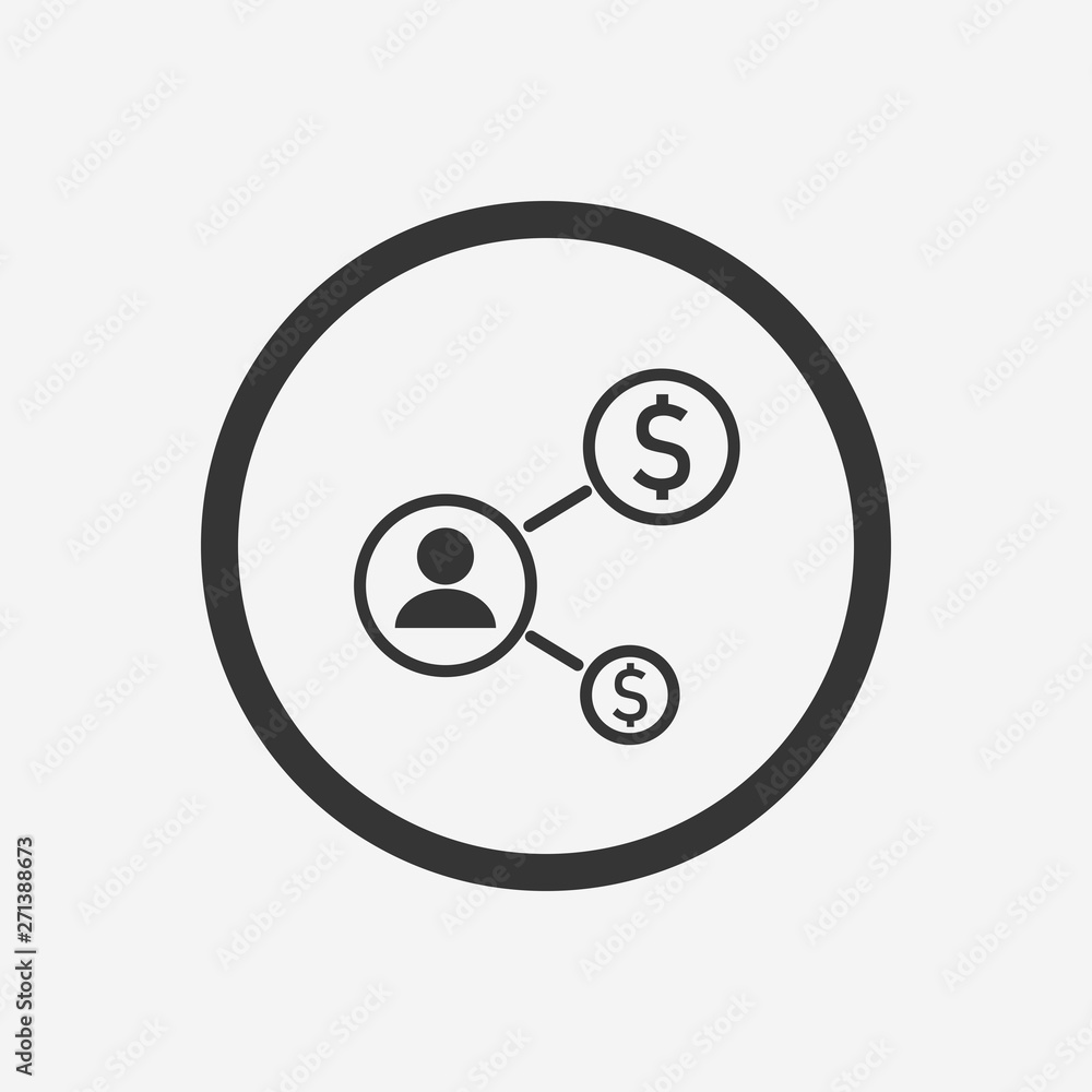 Return on investment. Income growth. Long term investment. New trendy style business graphic design vector illustration. Illustration Return on investment. Income growth. Long term investment. New trendy style business graphic design vector illustration. Illustration