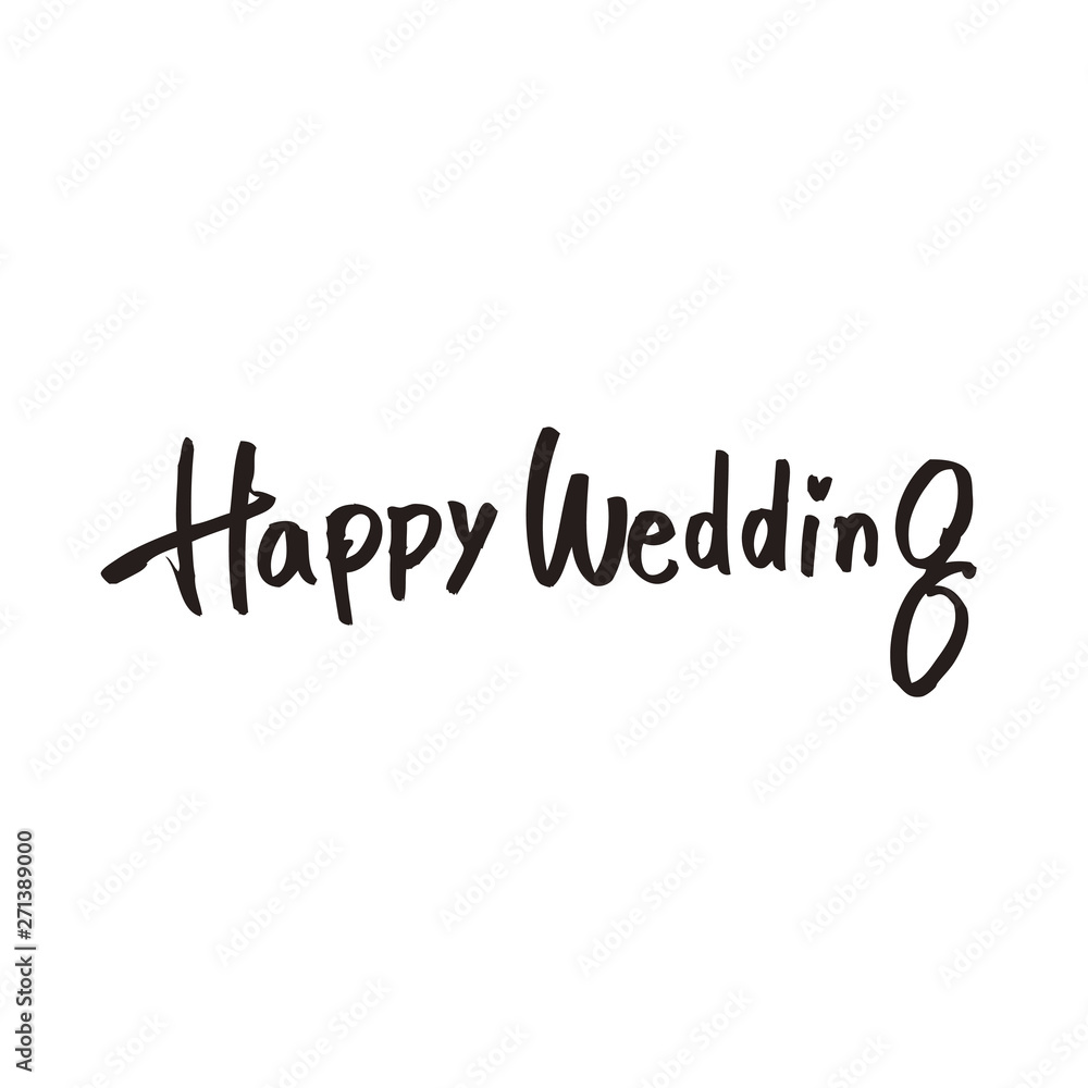 Happy Wedding Stock Illustration Adobe Stock