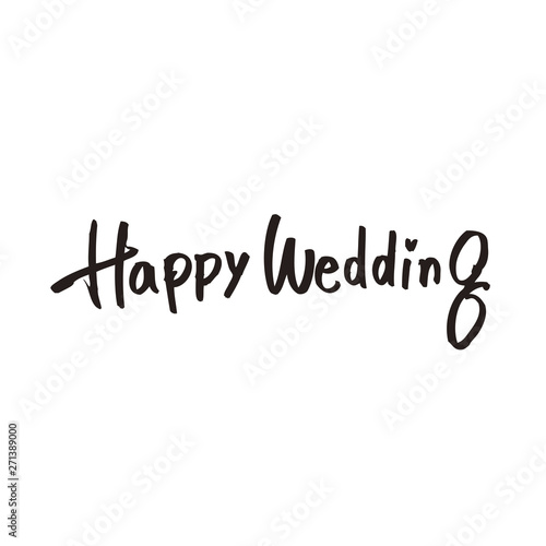 Happy Wedding Stock イラスト Adobe Stock