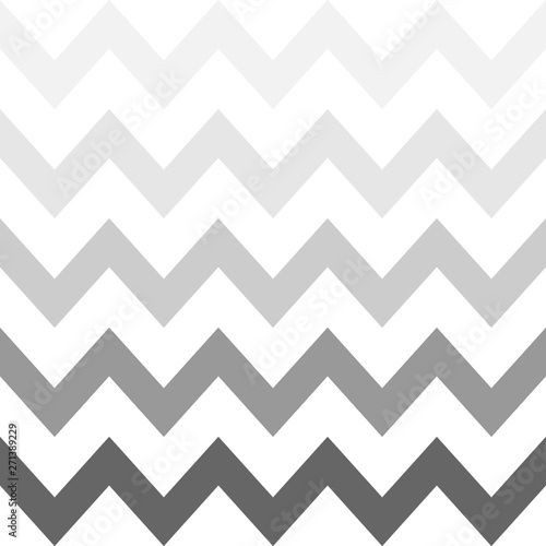 Black horizontal zigzag pattern  seamless background. Abstract geometric texture. Simple children s print. Vector illustration