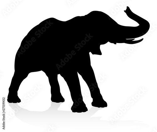 An elephant safari animal s...