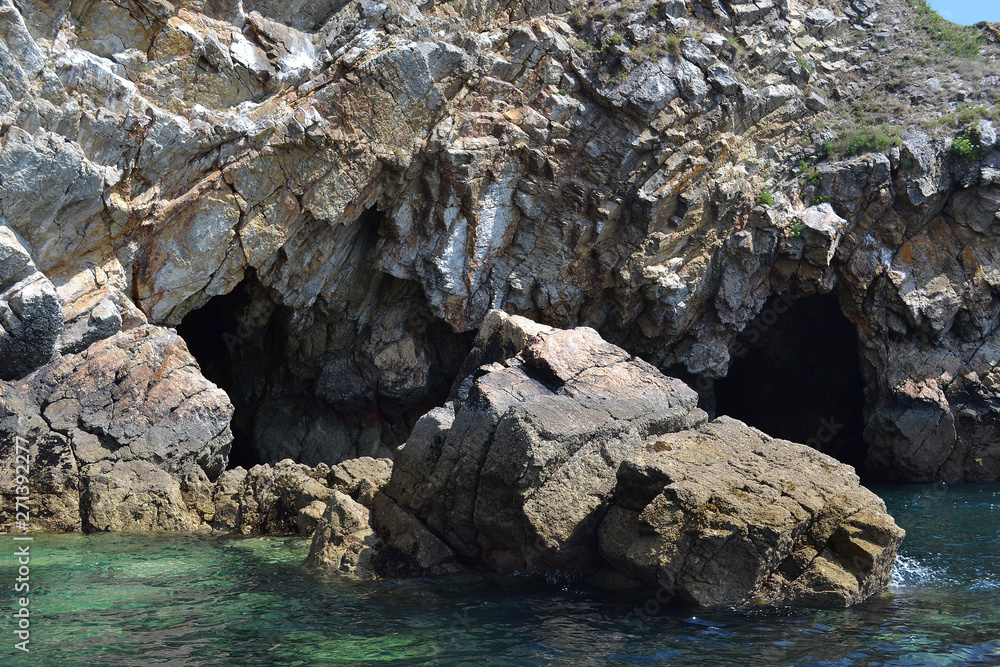 grottes marines de Crozon Morgat, Finistère, Bretagne, France