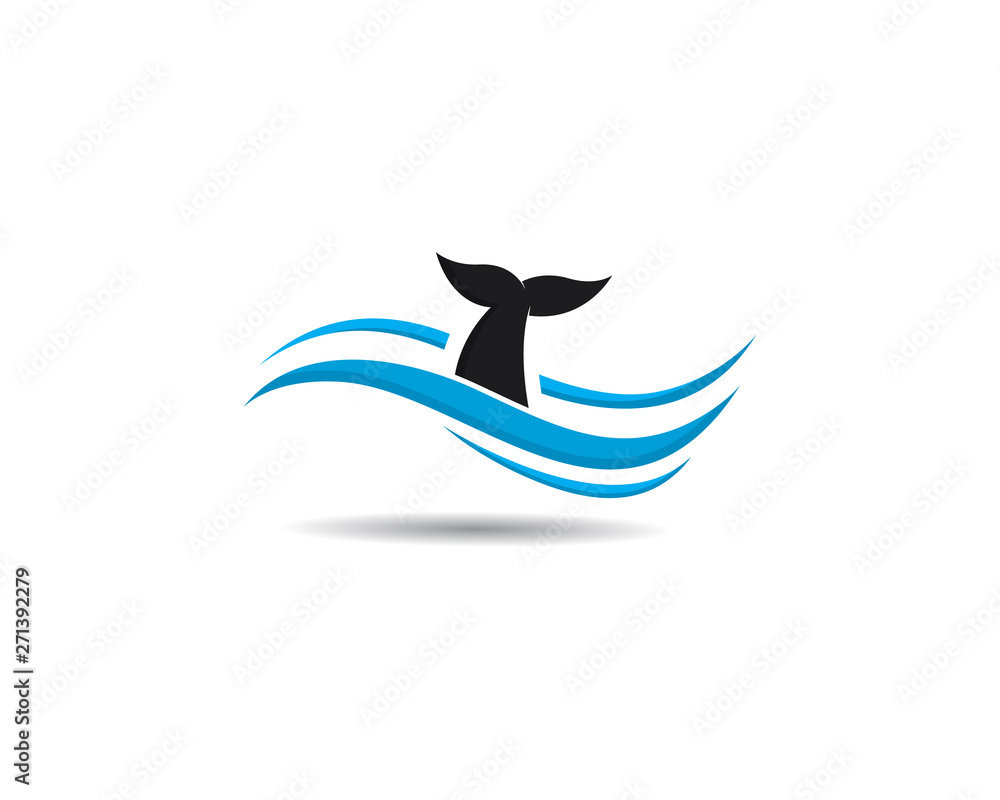 Shark fin logo template vector icon illustration design Shark fin logo template vector icon illustration design