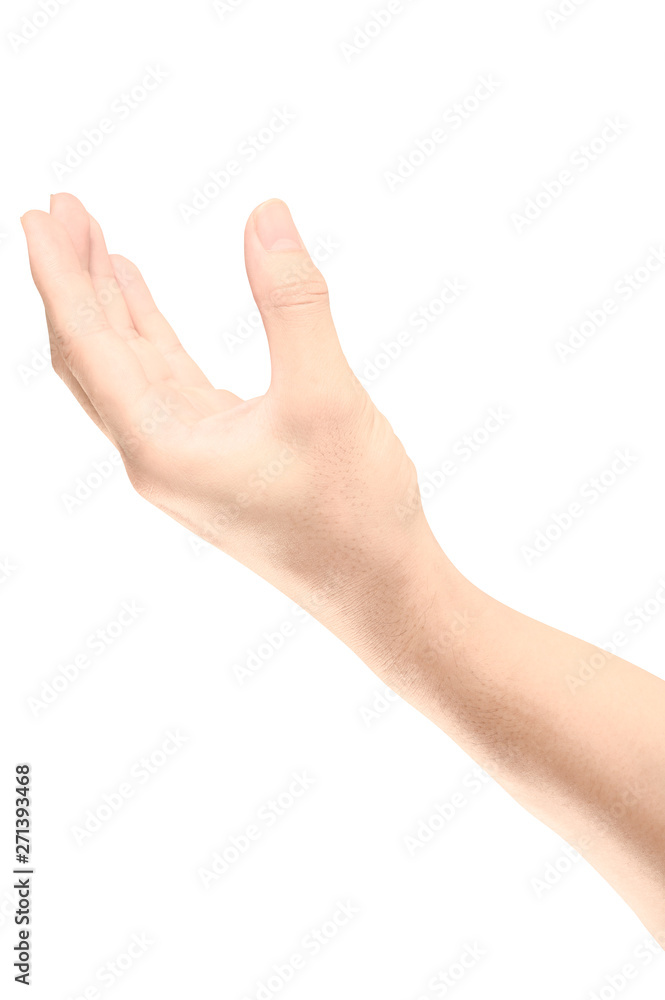 hand holding something like a bottle or can hand holding something like a bottle or can