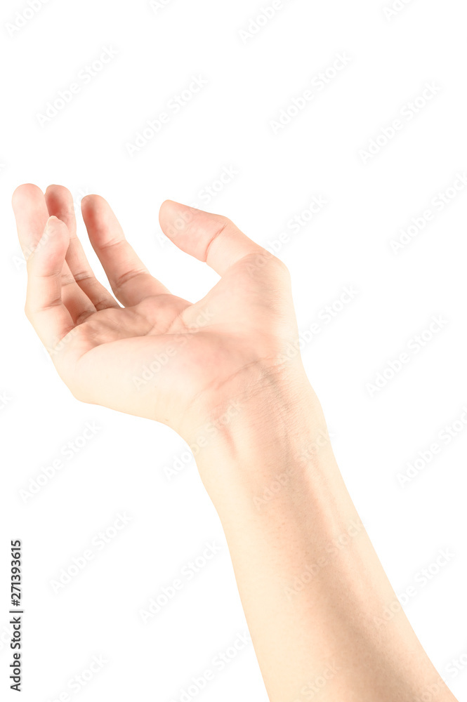 hand holding something like a bottle or can hand holding something like a bottle or can