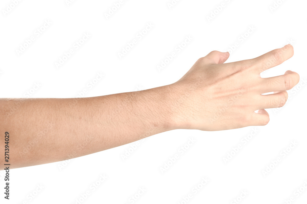 hand holding something like a bottle or can hand holding something like a bottle or can