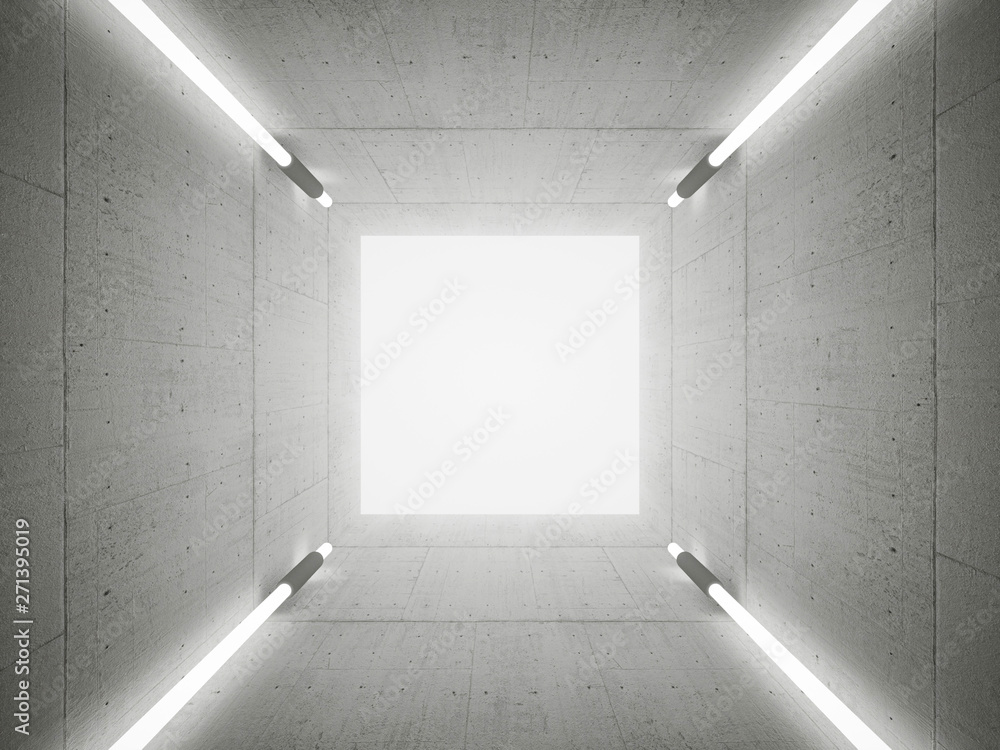Obraz premium Concrete tunnel