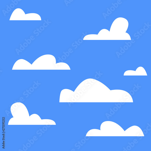 cloud on sky illustration vector
