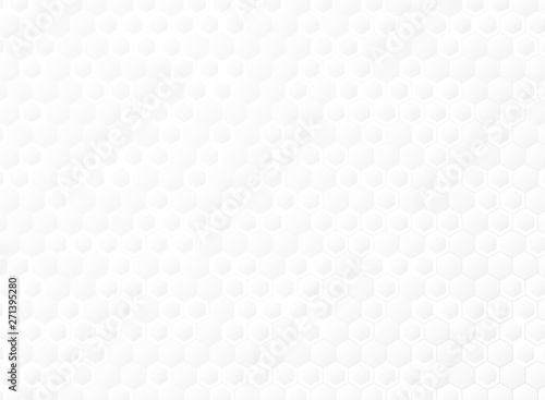 Abstract hexagonal gradient white of technology template background vector. illustration vector eps10