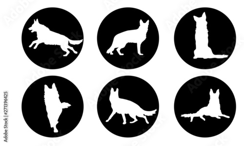 Deutscher Schäferhund Icons