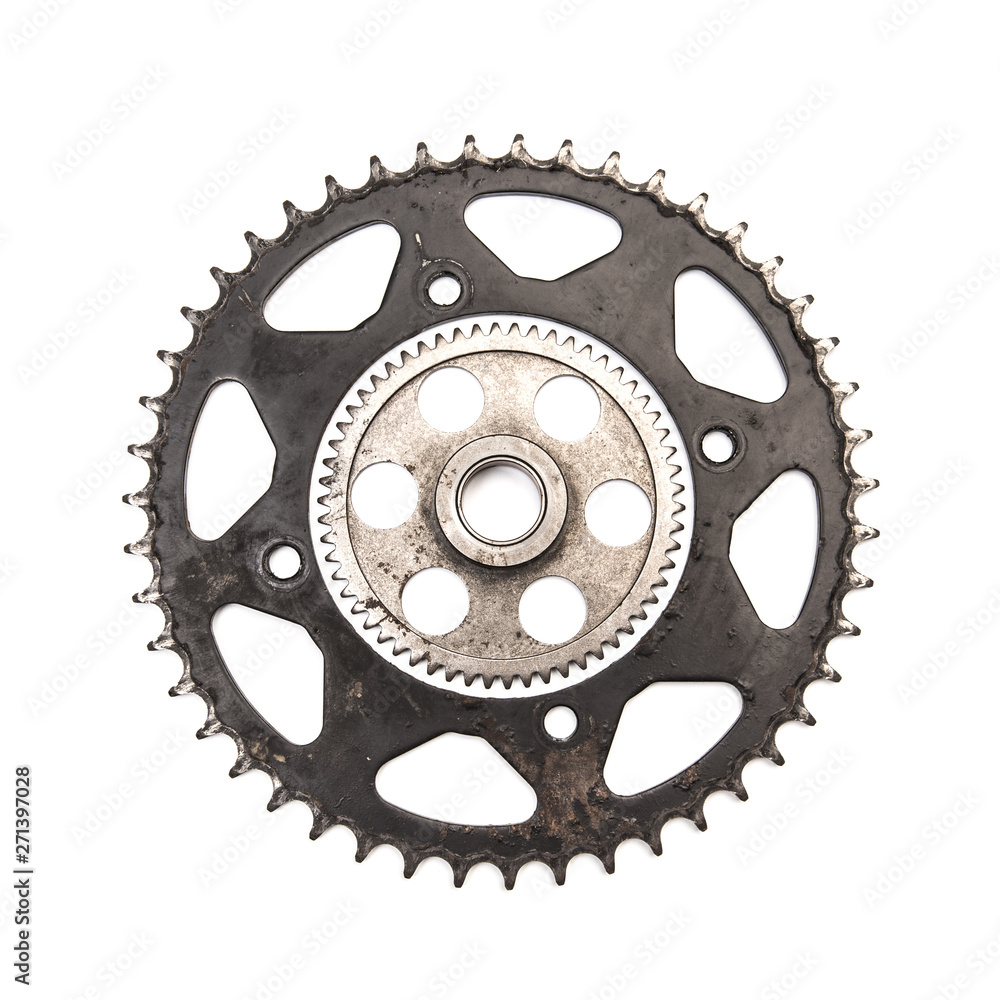 Various car parts and accessories, isolated on white background - Image Various car parts and accessories, isolated on white background - Image