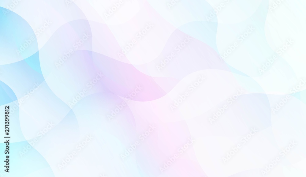 Obraz premium Wavy Background with Lines. Design For Your Header Page, Ad, Poster, Banner. Vector Illustration with Color Gradient.