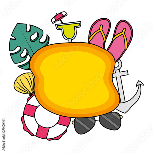 summer time holiday banner