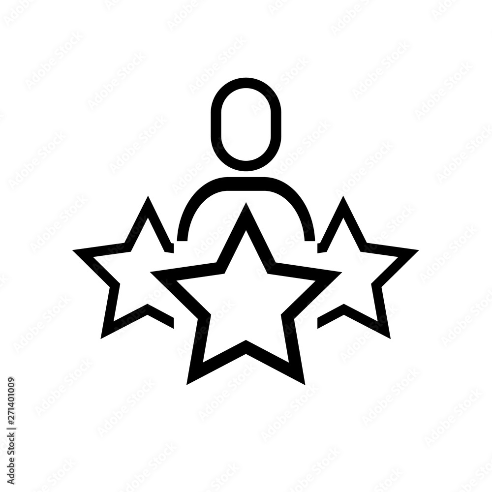 Good worker icon. Head Hunting Related Vector Line Icons Good worker icon. Head Hunting Related Vector Line Icons
