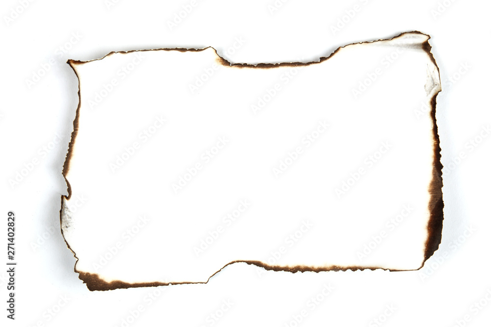 isolated scorched paper isolated scorched paper