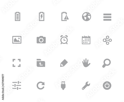 Web & Mobile Icons - 3 // 32 pixels Icons White Series - Vector icons designed to work in a 32 pixel grid.