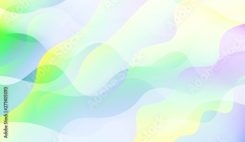 Wavy Background with Lines. Design For Your Header Page, Ad, Poster, Banner. Vector Illustration with Color Gradient.