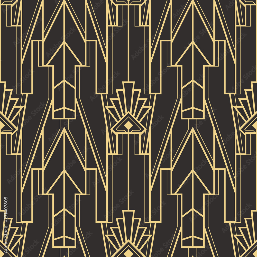 Abstract art deco seamless pattern Abstract art deco seamless pattern