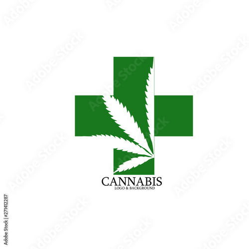 Medical marijuana icons pills, Rx bottles and other medicinal cannabis symbols. 