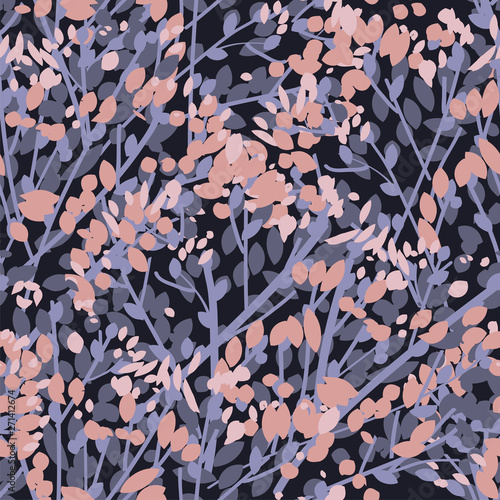 Abstract summer night branc...