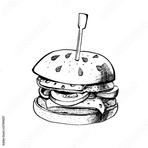 vector illustration of cake