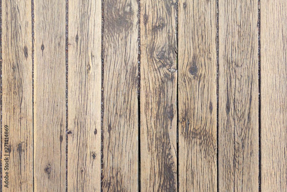 Nature wooden floor texture close up.