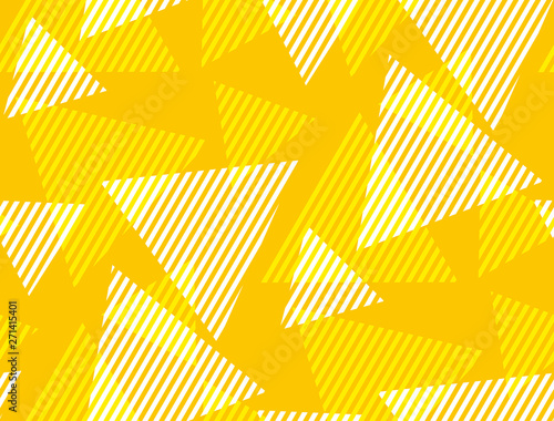 Abstract geometric dynamic triangle and stripe seamless pattern.