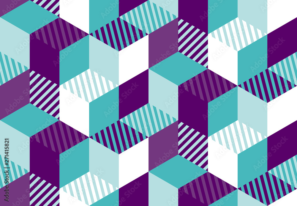 hexagon geometry blue color seamless pattern. . hexagon geometry blue color seamless pattern. .