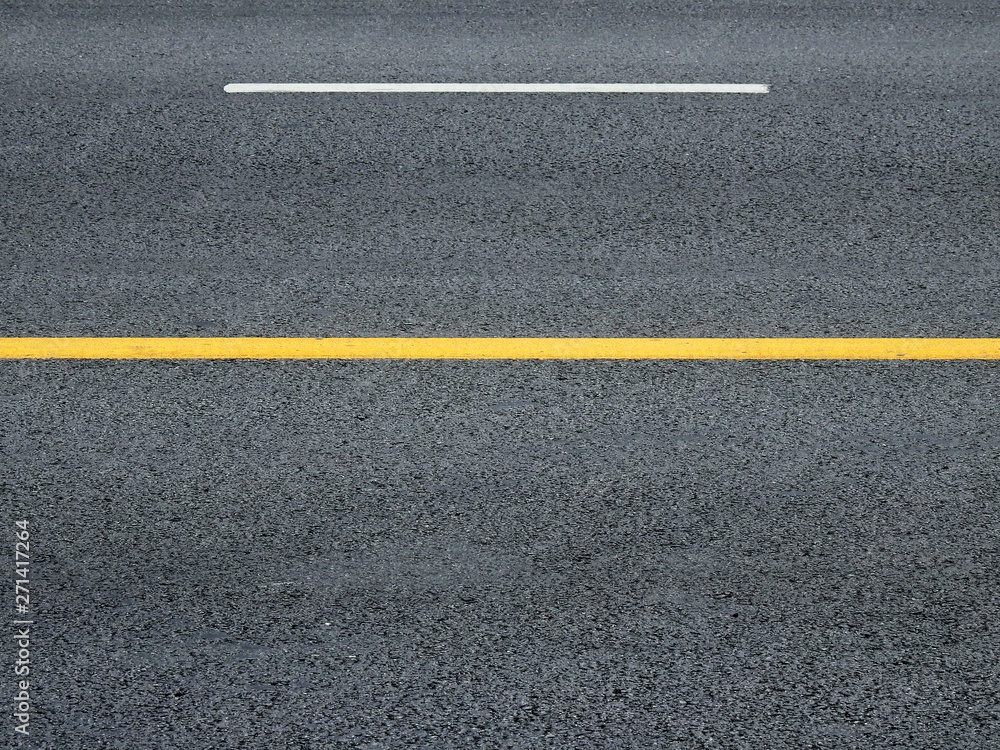 asphalt road with line texture