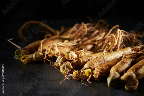 Принти на полотні Korean ginseng root, Chinese herbal medicine
