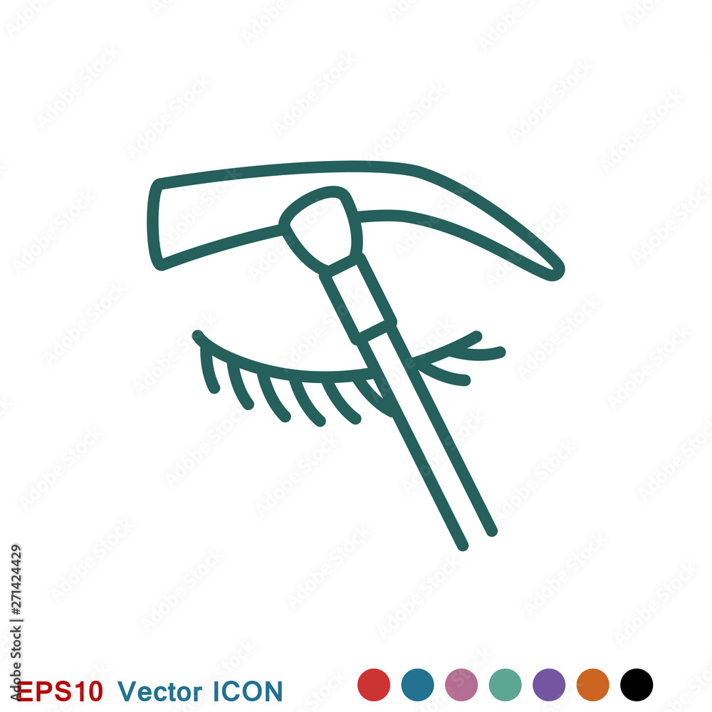 Eyebrow icon. Logo beauty salon. Care for eyebrows Eyebrow icon. Logo beauty salon. Care for eyebrows