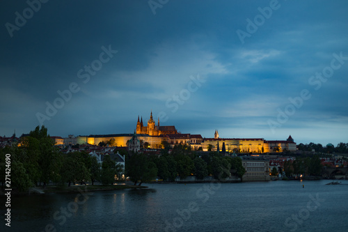 Wallpaper Mural Prague Castle at sunset - Czech republic Torontodigital.ca