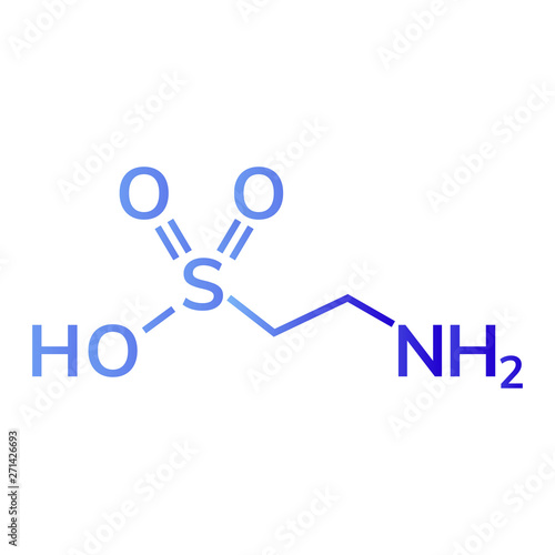 Taurine vector icon on white background