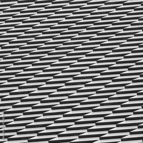 tile roof pattern black and white style