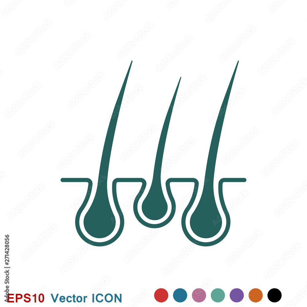 Hair salon icon logo, vector illustration, sign symbol for design Hair salon icon logo, vector illustration, sign symbol for design