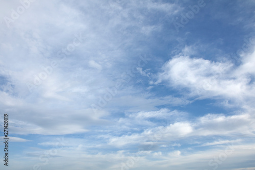 cloudy blue sky background © izzetugutmen