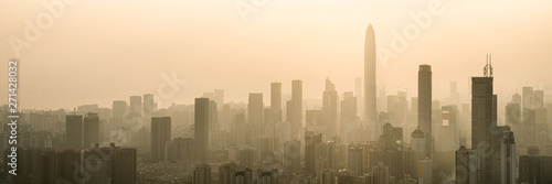 Air pollution in Shenzhen, China © eyetronic