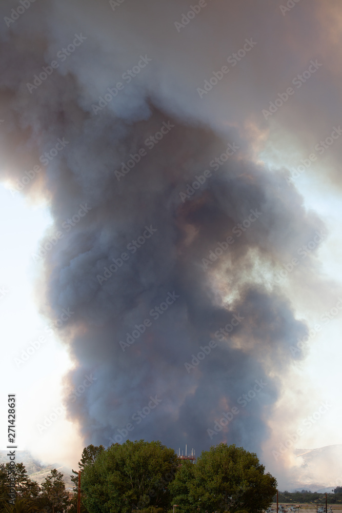 wildfire in southern california